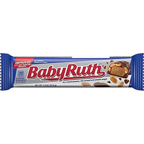 Nestle Baby Ruth Milk Chocolate Candy Bars, 2.1 Ounce Bar Pack