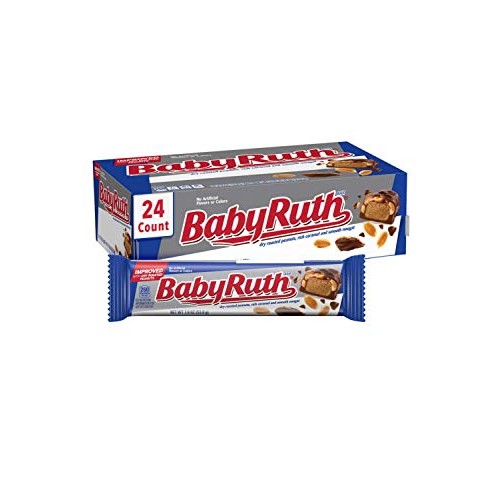 Nestle Baby Ruth Milk Chocolate Candy Bars, 2.1 Ounce Bar Pack
