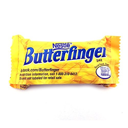 Butterfinger Fun Size Crispy Milk Chocolate Peanut Butter Bars,