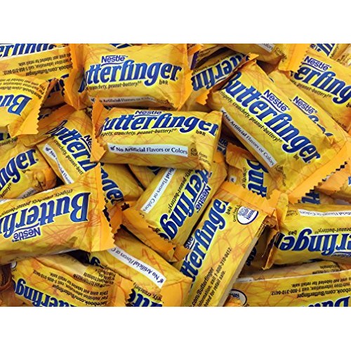 Butterfinger Fun Size Crispy Milk Chocolate Peanut Butter Bars,