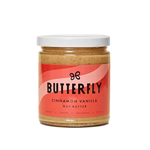 Cinnamon Vanilla Nut Butter - 9 Oz Raw Organic Walnuts Cashew An