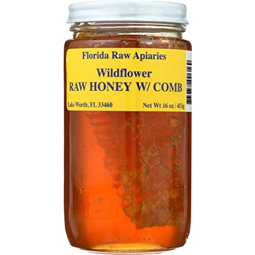 Buzz Bee Wildflower Honey With Comb, 16 Oz