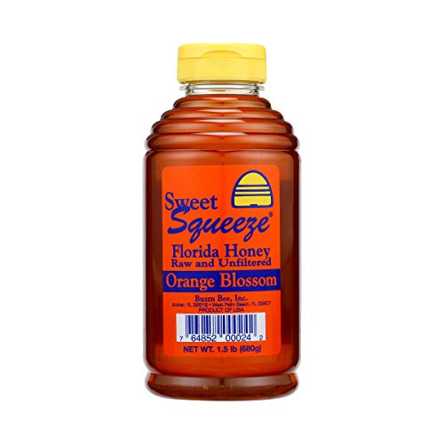 Sweet Squeeze Raw And Unfiltered Orange Blossom Honey - From Flo