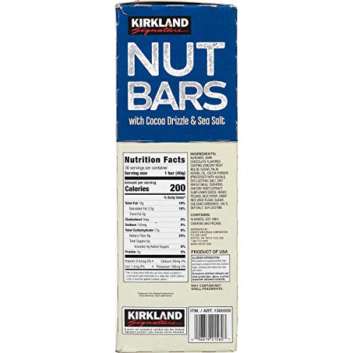 Kirkland Signature Nut Bars, 1.41 Oz, 30 Ct X 2 Pack 60 Total