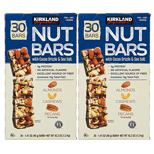 Kirkland Signature Nut Bars, 1.41 Oz, 30 Ct X 2 Pack 60 Total