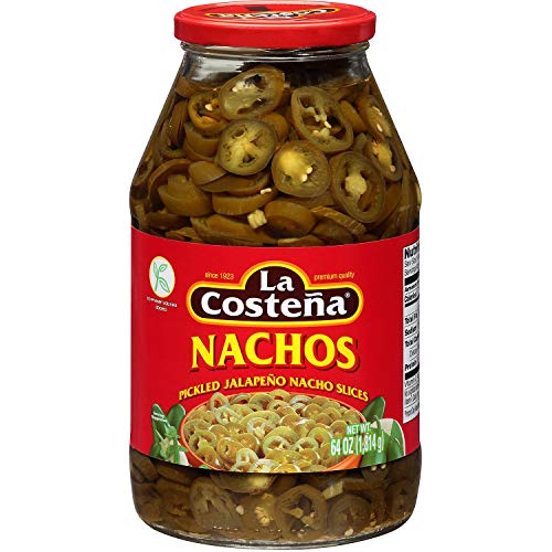 Nachos Jalapeno Peppers Sliced 64 Fl Oz/4 Lb. Kosher, Spicy- Pk