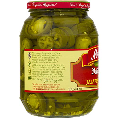 Mezzetta Hot Jalapeno Peppers Deli Sliced 32 Fl Oz Pk Of 2 Koshe