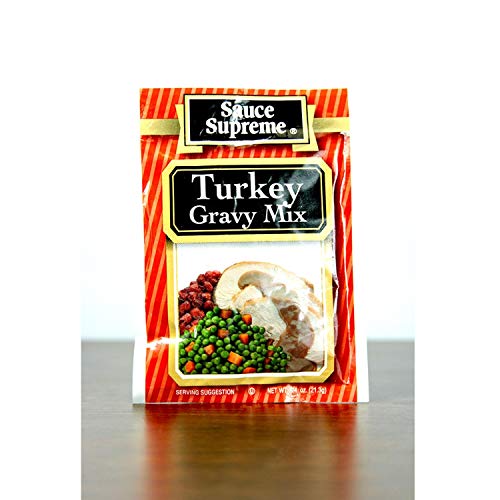 Pack Of 24 Sauce Supreme Turkey Gravy Seasoning Mix .75 Oz. #30009