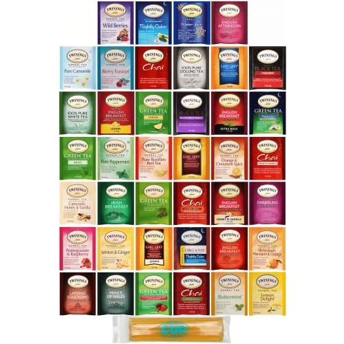 Twinings Assorted Tea Variety Pack - 40 Ct Hot Tea Sampler: Camo