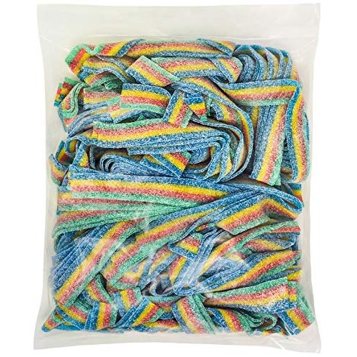 By The Cup Sour Power Quattro Multi Flavored Candy Belts 1.6 Lbs