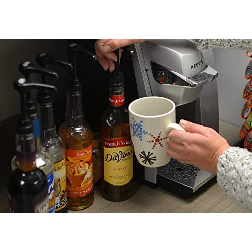 By The Cup Universal Black Coffee Syrup Pump Pack Of 2 - Fits