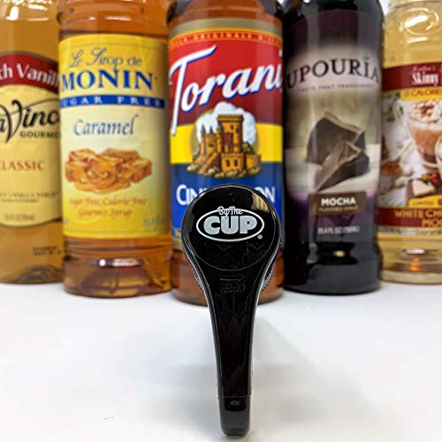 By The Cup Universal Black Coffee Syrup Pump Pack Of 2 - Fits