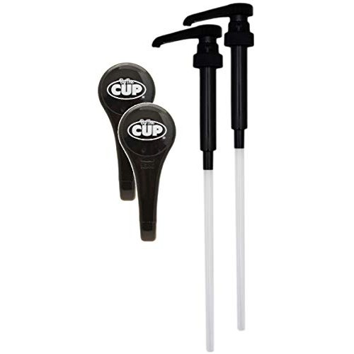 By The Cup Universal Black Coffee Syrup Pump Pack Of 2 - Fits