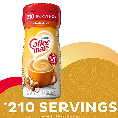 Coffee Mate French Vanilla, Hazelnut Powdered Creamer Variety, 1