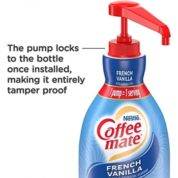 Coffee Mate French Vanilla Liquid Concentrate, 1.5 Liter Pump Bo