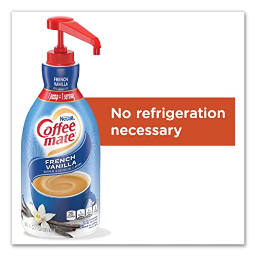 Coffee Mate French Vanilla Liquid Concentrate, 1.5 Liter Pump Bo