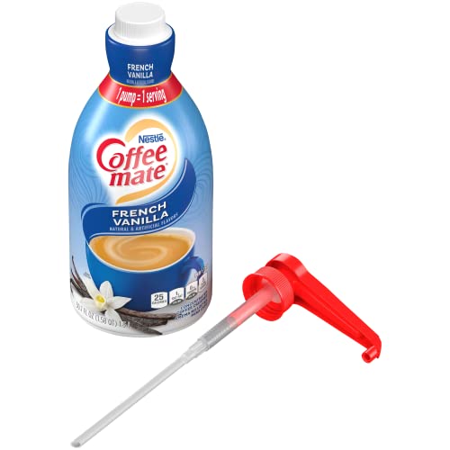 Coffee Mate French Vanilla Liquid Concentrate, 1.5 Liter Pump Bo