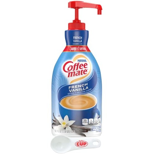 Coffee Mate French Vanilla Liquid Concentrate, 1.5 Liter Pump Bo