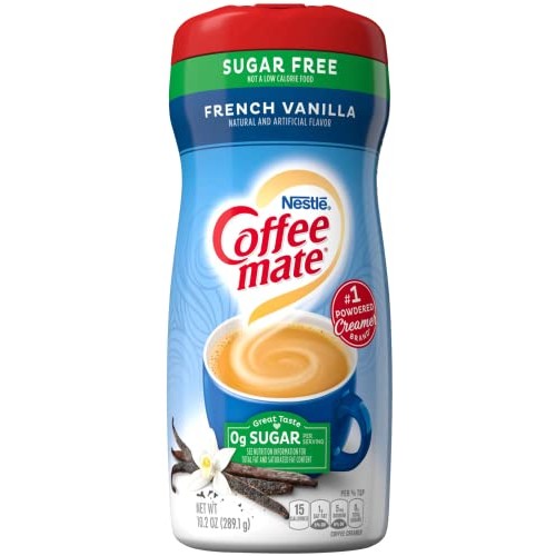 Coffee Mate French Vanilla Sugar Free Powdered Creamer, 10.2 Oz