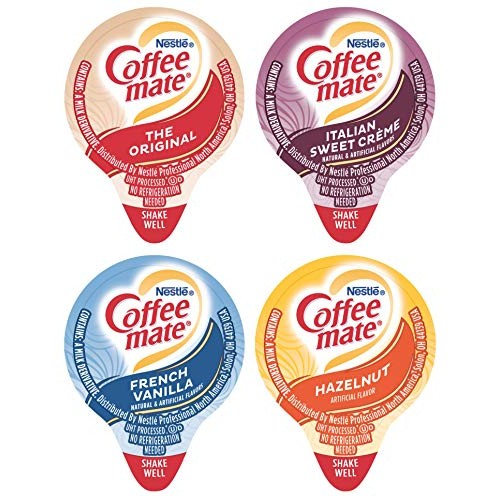 Coffee-Mate Liquid .375Oz Variety Pack 4 Flavor 100 Count Incl