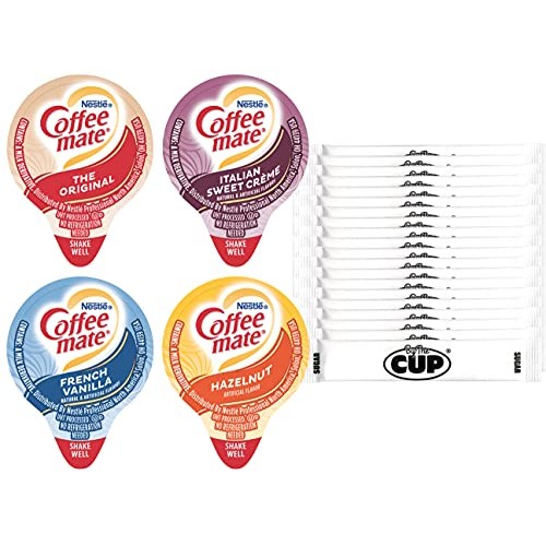 Coffee-Mate Liquid .375Oz Variety Pack 4 Flavor 100 Count Incl