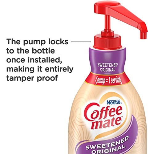 Coffee Mate Sweetened Original Liquid Concentrate, 1.5 Liter Pum