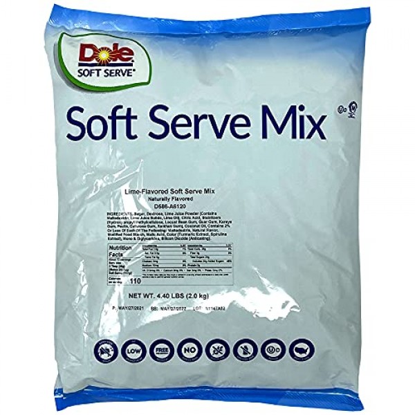 Dole Lactose-Free Soft Serve Mix 4 Flavor Variety Pack, 1 Of Eac