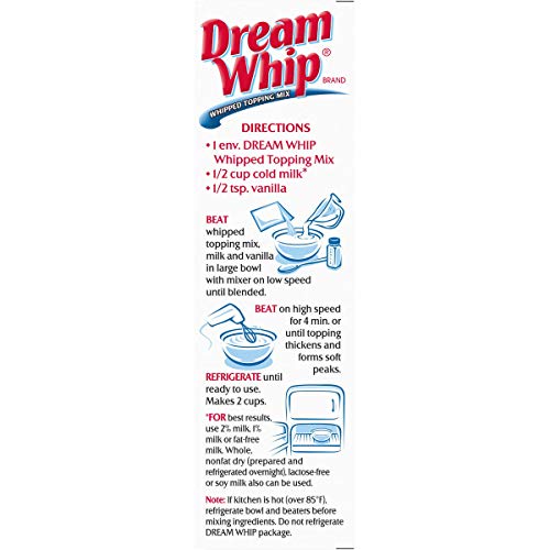 Dream Whip Whipped Dessert Topping Mix 2.6-Ounce Box Pack Of 2