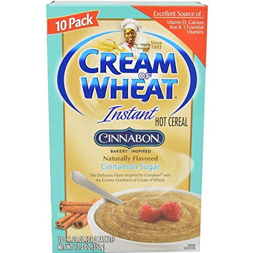 Cream Of Wheat Cinnabon Instant Oatmeal Packets, 10-1.23 Ounce S