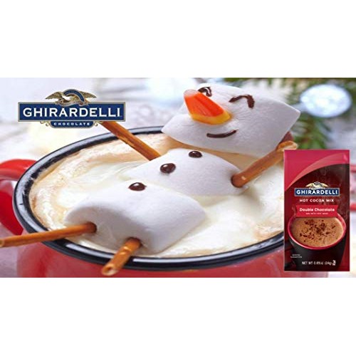 Ghirardelli Chocolate Hot Cocoa Mix, Double Chocolate 0.85 Oz Pa