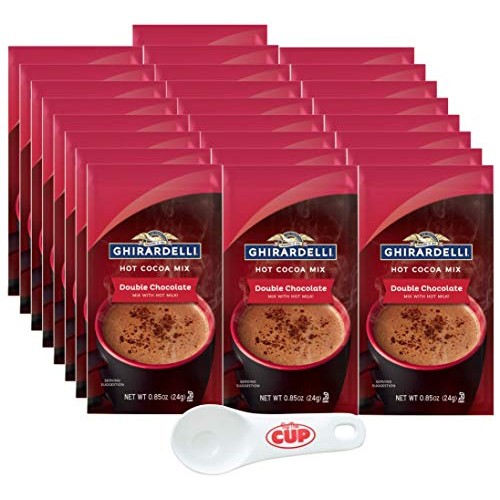 Ghirardelli Chocolate Hot Cocoa Mix, Double Chocolate 0.85 Oz Pa