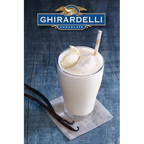 Ghirardelli Vanilla Premium Frappe Mix 3 lb Can with Ghirardelli...