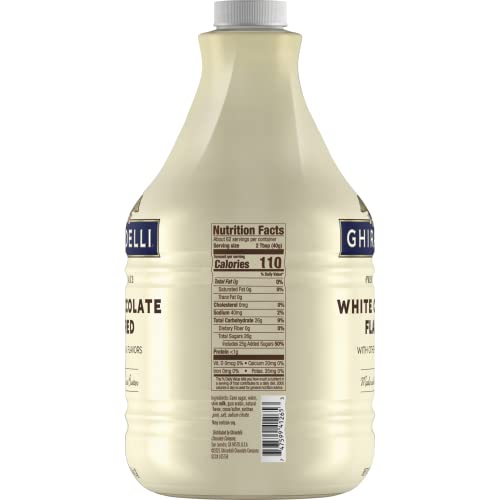 Ghirardelli White Chocolate Flavored Sauce 87.3 Ounce with Ghira...