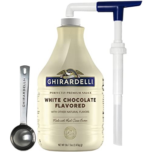 Ghirardelli White Chocolate Flavored Sauce 87.3 Ounce with Ghira...