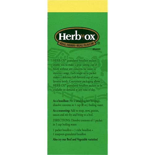 Herb-Ox Granulated Flavor Bouillon Variety, Vegetable, Sodium-Fr