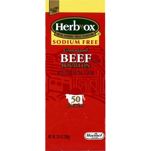 Herb-Ox Granulated Sodium-Free Beef Flavor Bouillon Pack Of 2