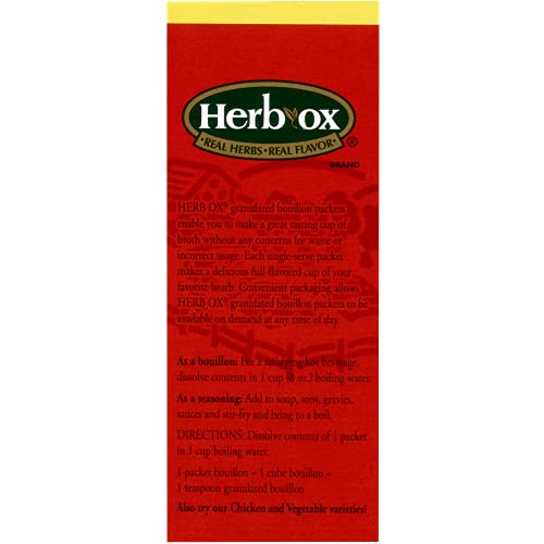 Herb-Ox Granulated Sodium-Free Beef Flavor Bouillon Pack Of 2