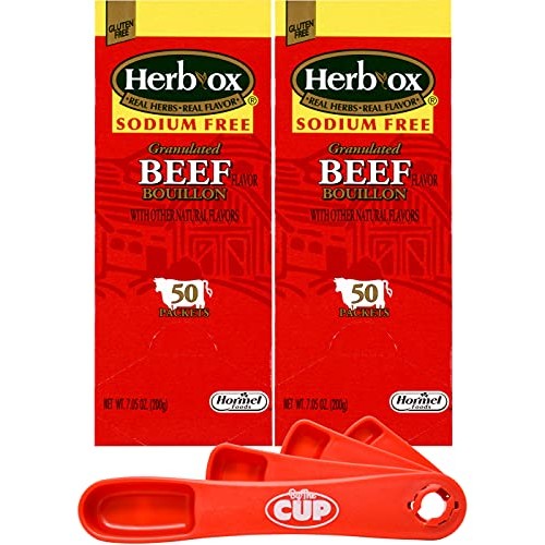 Herb-Ox Granulated Sodium-Free Beef Flavor Bouillon Pack Of 2