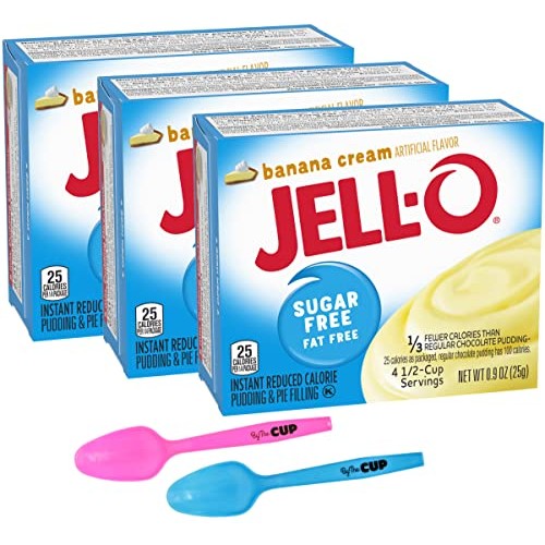 Jell-O Sugar Free Banana Cream Instant Pudding & Pie Filling Mix...