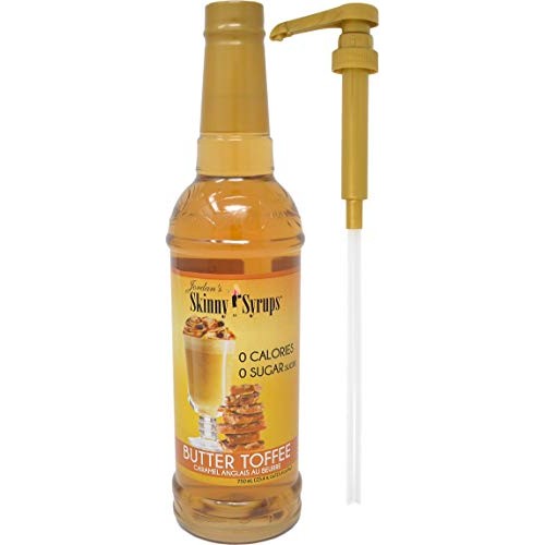 Jordans Skinny Syrups Sugar Free Butter Toffee Coffee Syrup 750