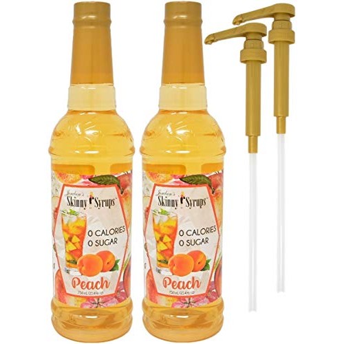 Jordans Skinny Syrups Sugar Free Peach 750 Ml Bottles Pack Of
