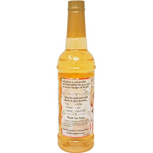 Jordans Skinny Syrups Sugar Free Peach 750 Ml Bottles Pack Of