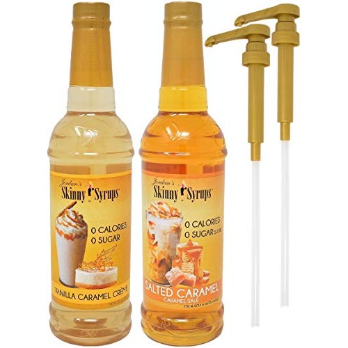 Jordans Skinny Syrups Sugar Free Vanilla Caramel Crème And Salt