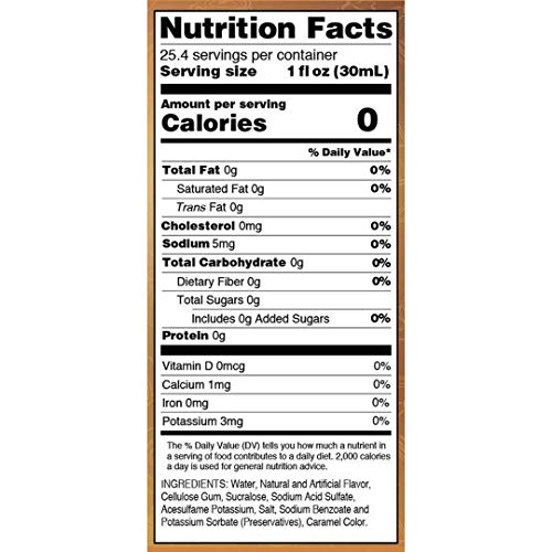 Jordans Syrups Sugar Free Caramel, Mocha, Butter Toffee, Vanill