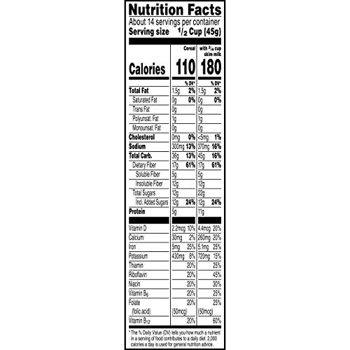 Kelloggs All-Bran Buds Cereal, 22 Ounce Box Pack Of 2 With By
