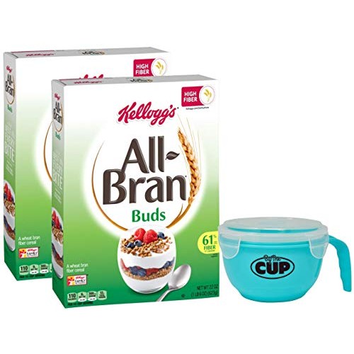 Kelloggs All-Bran Buds Cereal, 22 Ounce Box Pack Of 2 With By