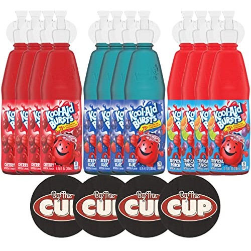 Kool-Aid Burst Soft Drink Variety Includes: Cherry, Berry Blue a...