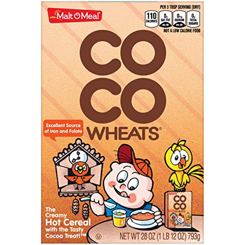 Malt O Meal Coco Wheats 28 Ounce Pack Of 4 With By The Cup Cer