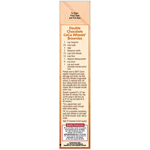 Malt O Meal Coco Wheats 28 Ounce Pack Of 4 With By The Cup Cer