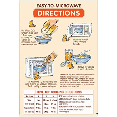 Malt O Meal Coco Wheats 28 Ounce Pack Of 4 With By The Cup Cer